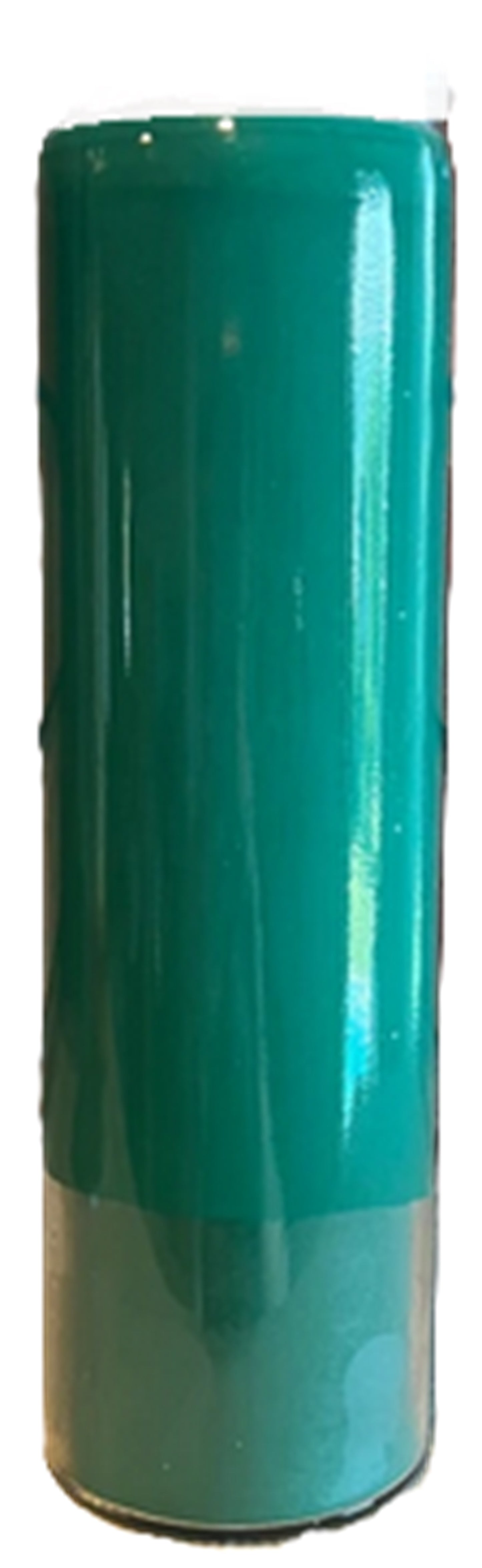 Glass Encased Candle-4 items-23 Colored Prayer Candles-100% Soy Wax- Fragrance Free-Dimensions: 2.33" inches Wide 8"High-Long Burn-Made in the USA